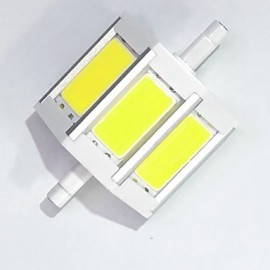 R7S 78mm COB SMD 6W Warmweiß Kaltweiß 600LM 220Beam Horizontale Steckerleuchten Flutlicht AC85 265V