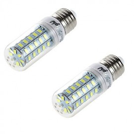 2 Stück E27 4 W 48 * SMD5730 3000 K Warmweißes Licht CRI80 LED Maisbirnen Lampe (220 240 V)