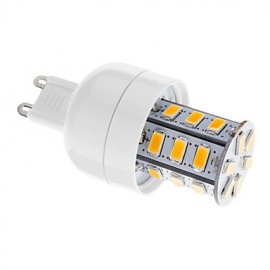 5W G9 LED Maislampen T 24 SMD 5730 80 350 lm Warmweiß Dimmbar