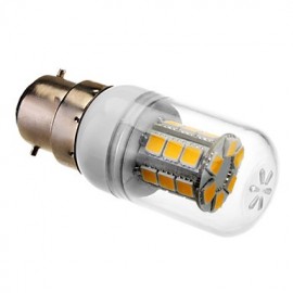 B22 24x5050SMD 4W 280LM 3000 3500K Warmweißes Licht LED Maisbirne (85 265V)