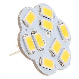 G4 4 5 W 9 x 5630 SMD 400–430 lm 3000–3500 K Warmweißes Licht Lotusförmige vertikaler Pin LED Spot Glühbirne (12 V)