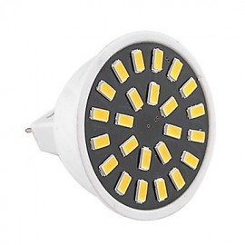 Hohe Helligkeit 5W MR16 LED Strahler 24 SMD 5733 400 500 lm Warmweiß Kaltweiß AC 110V AC 220V