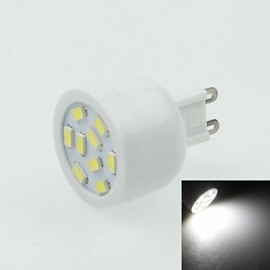 G9 3W 9LED 5730SMD 180 240LM 6000 7500K AC220 240V Strahler Weiß Weiß Silber