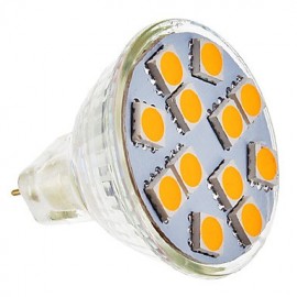 4W GU5.3(MR16) LED Strahler MR11 12 SMD 5050 210 250 lm Warmweiß AC 12