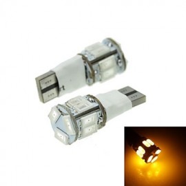 T10 LED 2 Modus Gelb 5W 11X5630SMD 550LM für Autobremslicht (DC12 16V)