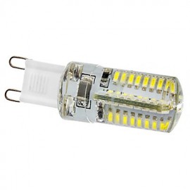 G9 3 W 64 x 3014 SMD 210–240 lm 6000–6500 K natürliches weißes Licht Kunstharz LED Maisbirne (220 V)