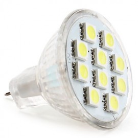 2W GU4(MR11) LED Strahler MR11 10 SMD 5050 120 lm Naturweiß DC 12