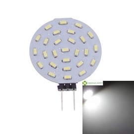 G4 MR11 GU4 GZ4 3W 27x4014SMD LED 300LM 3000K 6000K Warmweiß Kaltweiß Runde Form LED Birne AC DC12V