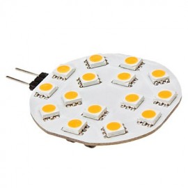 3W G4 LED Zweistiftlampe 15 SMD 5050 210 lm Warmweiß DC 12