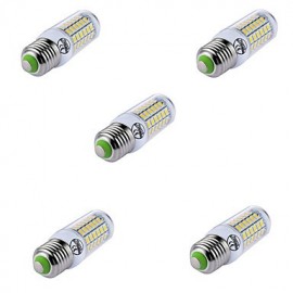 5 Stück E27 69 LEDs SMD5730 Bombillas LED Glühbirne Kronleuchter Maislicht ersetzt Halogenlampen (AC220 240 V)