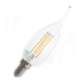 4W E14 LED Filament Birnen CA35 4 380 lm Warmweiß Dekorativ