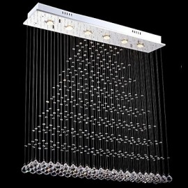 LED Rechteckige Kristall Pendelleuchten Deckenleuchter Beleuchtung Lampen Leuchten mit L120CM B20CM H100CM Ac 100 bis 240v