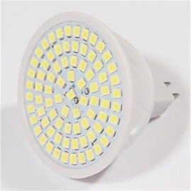 5W 2835X80SMD GU10 MR16 LED Spotlights mit Kunststoffgehäuse warmweiß (AC220 240V)