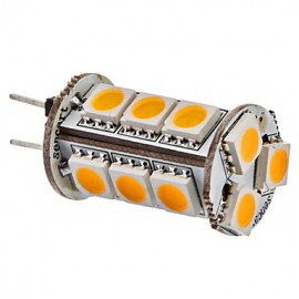 G4 3W 15x5050SMD 150 180LM 3000 3500K Warmweißes Licht LED Maisbirne (12V)