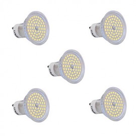 Stück GU10 6 W 60 x 2835 SMD 720 LM 2800–3200 K 6000–6500 K Warmweiß Kaltweiß LED Spotlampe (200–240 V)