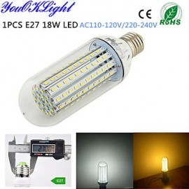 1 STÜCK E27 18 W 1500 lm 138 2835SMD 3000 K 6000 K Hohe Helligkeit und lange Lebensdauer 45.000 H LED Licht AC110 120 V 220 240 V