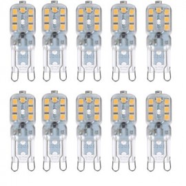 10 STÜCKE G9 14SMD2835 4 Watt 300 400LM Warmweiß Kaltweiß Dekorative AC220V 110V LED Mais Lichter T