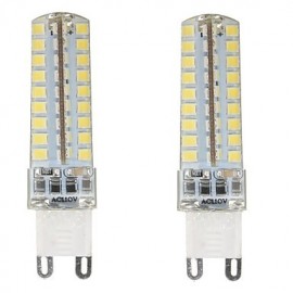 2 STÜCKE G9 72LED SMD2835 6W 450 500LM Warmweiß Kaltweiß Naturweiß Dimmbar Dekorativ AC110V 220V LED Mais Lichter