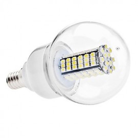 6W E14 LED Globe Glühbirnen G60 120 SMD 3528 500 lm Naturweiß