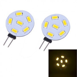 3W G4 LED Zweistiftlampe 12 SMD 5730 230 lm Warmweiß DC 12