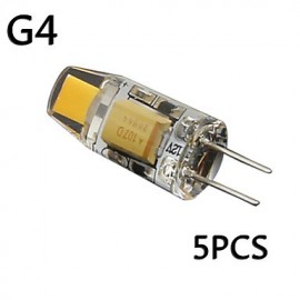 (5er Pack) G4 1 5 W COB AC DC 12 V T4 entspricht 20 W Halogen Schienenlampen Ersatz LED Lampen