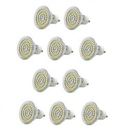 10 STÜCKE E14 GU10 E27 60SMD 3528 550 600LM AC220V Warmweiß Weiß Dekorative Wasserdichte LED Strahler