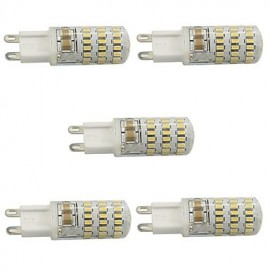 5 Stück G9 45LED 3014SMD 4W 300LM 3000K 6000K Warmweiß Kaltweiß Glühbirne (AC200 240V)