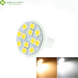 4 x MR11 GZ4 GU4 G4 6 5 W Warmweiß Kaltweiß Warmweiß 12 x 5060SMD LED 450–550 lm Licht LED Lampe (AC DC 10–30 V)