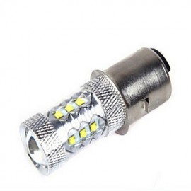 1X H6 BA20D 80W 14LED High Power LED 2800 3500 6000 6500 K Kaltweiß Die LED Lampe des Motorradlichts DC 24 DC 12