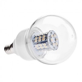 E14 LED Globe Birnen G60 48 SMD 3528 250 lm Warmweiß