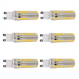 6 Stück G9 dimmbare 5 5 W 72 x 2835 SMD 480 lm 3000 K 6000 K Warmweiß Kaltweiß LED Maisbirne (AC 200–240 V)