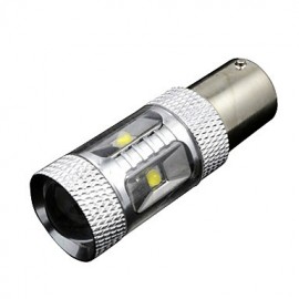 1156 (P21W Ba15s) 30 W 6 x CREE Kaltweiß 2100 LM 6500 K für Autoblinker (AC DC12V 24)