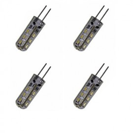 4 x G4 GZ4 MR11 MR16 2 W 180 lm Warm Kaltweiß wasserdichte LED Lampen AC DC12–16 V AC220–240 V