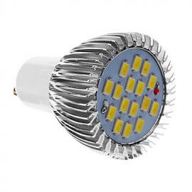 6W GU10 LED Strahler 16 SMD 5730 640lm Kaltweiß