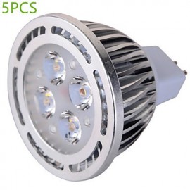 5 Stück GU5.3 (MR16) 6W 4 SMD 540 LM Warmweiß Kaltweiß MR16 Dekorative Spotlichter AC 12