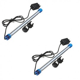 STÜCKE 30 CM 27SMD 2835 Aquarium Wasserdicht Blau Weiß multicolorLED Lichtleiste Tauch Unten Lampe