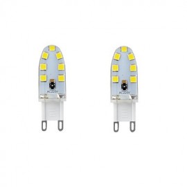 2 STÜCKE G9 14LED SMD2835 4W AC220V AC110V 300 400LM Warmweiß Kaltweiß Naturweiß Die Silikon LED Leuchten