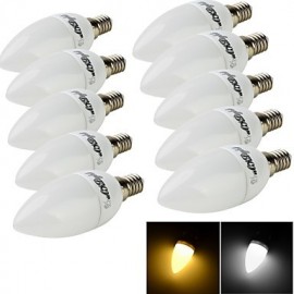 10 Stück E14 3 W 10 * SMD2835 200 LM 3000 K 6000 K Warmweiß Kaltweiß LED Kerzenlampen (AC 220 V)