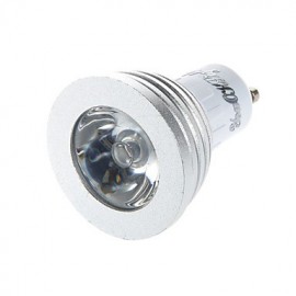 1 STK GU10 E14 3 W 1 Hochleistungs LED Dekorationsbirne mit Fernbedienung RGB Licht 260 lm (AC110 120 V 220 240 V)