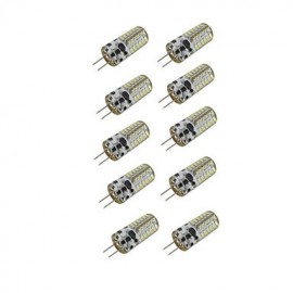 10 Stück 3 W G4 48XSMD3014 300 LM LED Bi Pin Leuchten (DC 12 V)