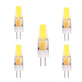 5 Stück G4 2 W 1505 COB 150–200 lm Warmweiß Kaltweiß Dekorative wasserdichte LED Bi Pin Leuchten (AC DC 12–24 V)