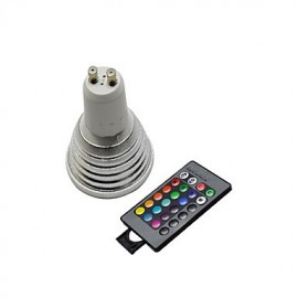 1 Stück GU10 5W 3X 72LM 2800 3500 6000 6500K RGB Farbwechsel Spotlichter mit Fernbedienung AC 220 240V