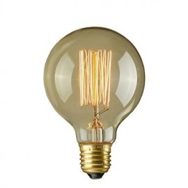 40W E27 Retro Industriestil Globe Transparente Glühlampe