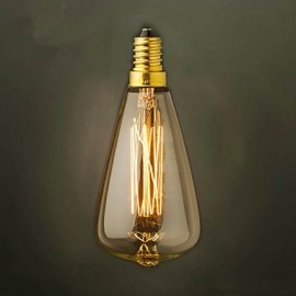 ST48 E14 220 V 240 V 40 W Glühbirne Edison Schraubsockel Kleine gelbe Retro Kronleuchter Glühbirne