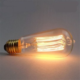 ST58 40W E27 Vintage Retro Glühlampe Edison Glühbirne (AC220 240V)