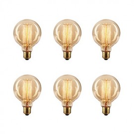 Stück Los G80 E27 40 W Edison Glühbirne Vintage Retro Lampe Glühlampe (220–240 V)