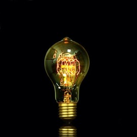 A19 40W antike Edison Seidenkugel Blasenlampe (85 V 265 V)