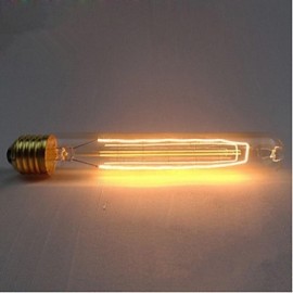 E27 AC220 240V 40W Seide Carbon Filament Glühlampen Glühbirnen T185 um Perle