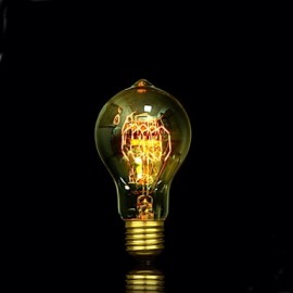 A19 25 W antike Edison Seidenkugel Blasenlampe (85 V 265 V)