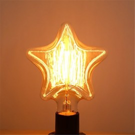 Pentagramm Edison Glühbirne 40 W E27 Vintage Wolframlampe antike Dekorationsbeleuchtung für Pendelleuchte (AC 220–240 V)